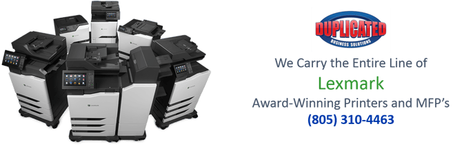 We Carry the Entire Line of Lexmark Printers and MFP's
